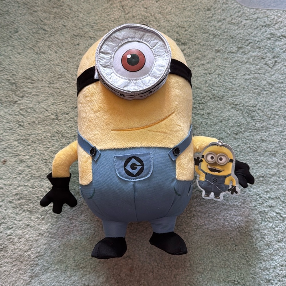 Despicable Me Stu Minion Stuffed Animal - NEW